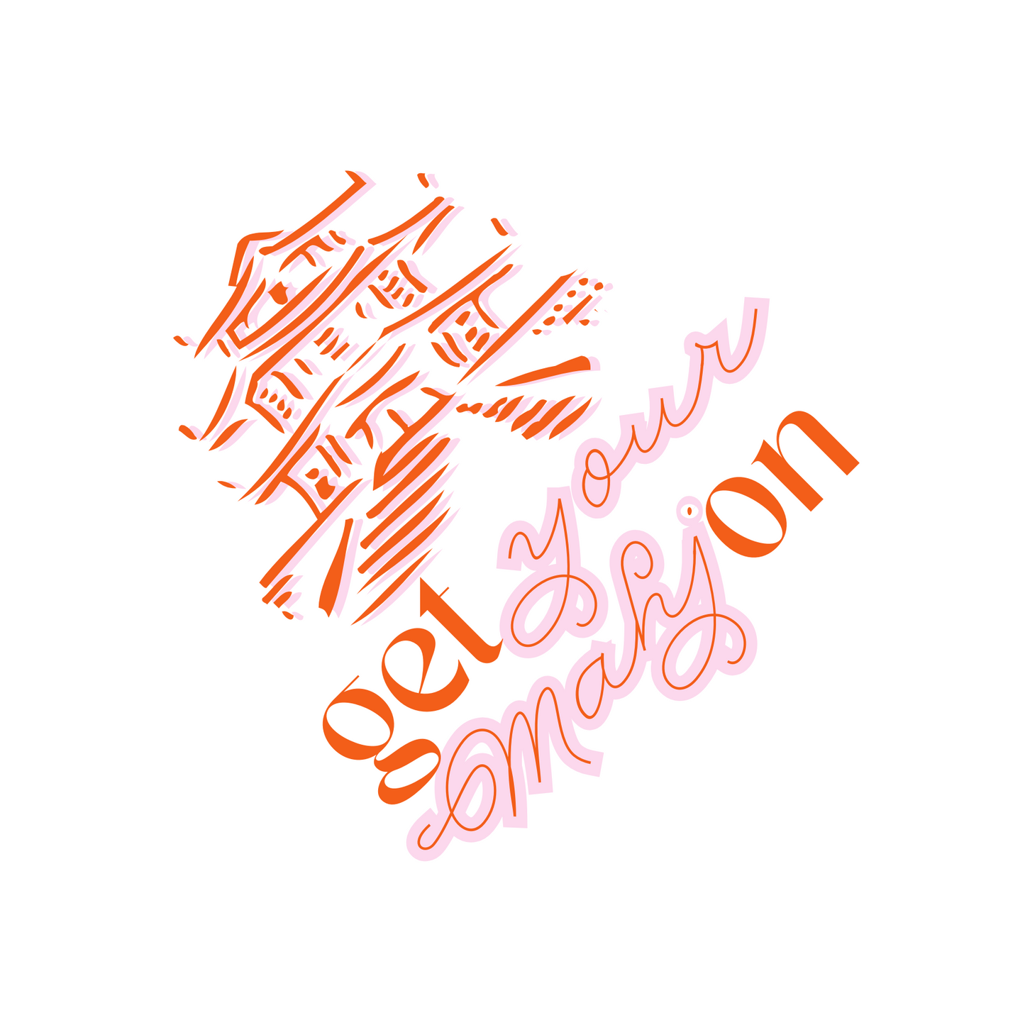 Get Your Mahj On White Beverage Napkins