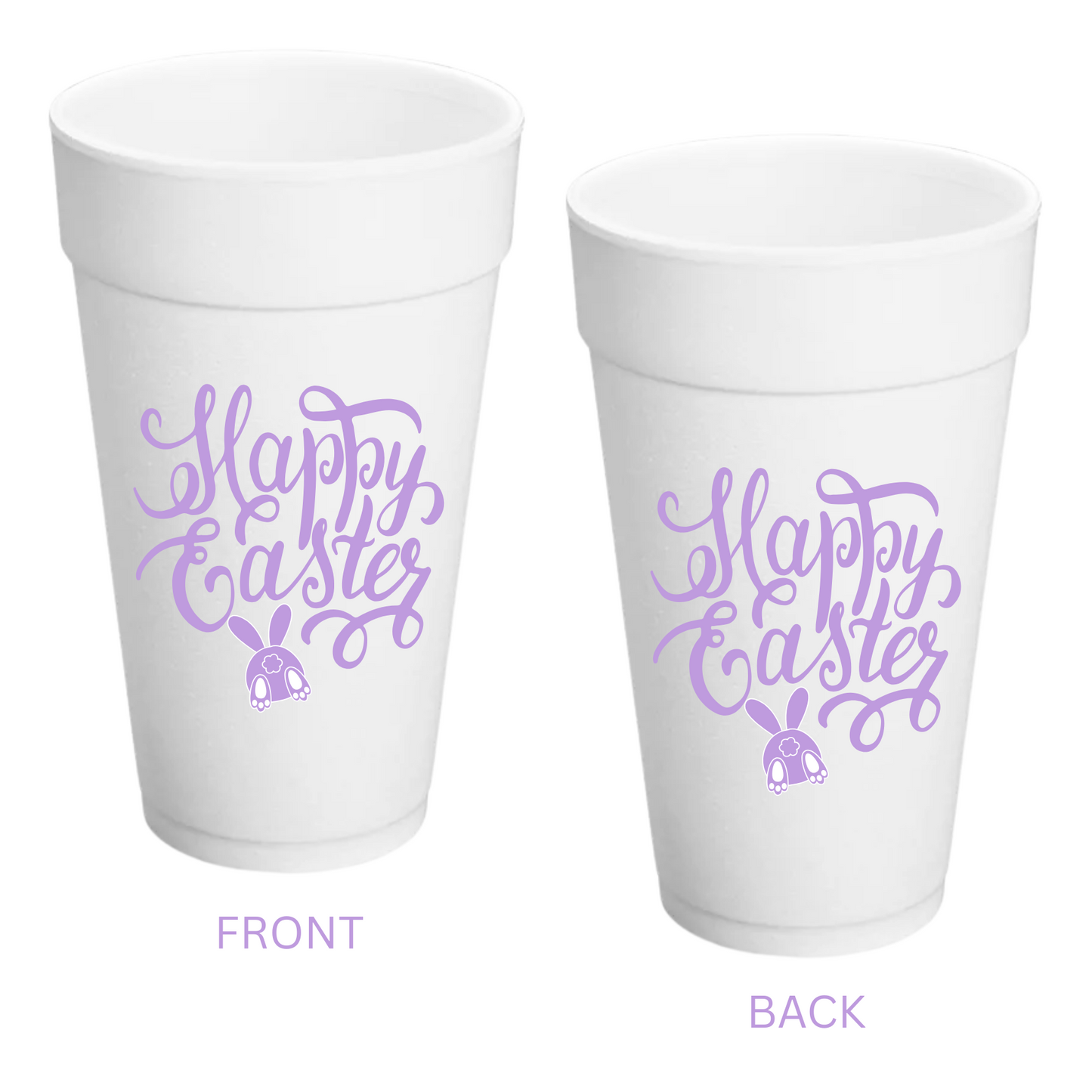 Happy Easter 20 oz. Styrofoam Cups