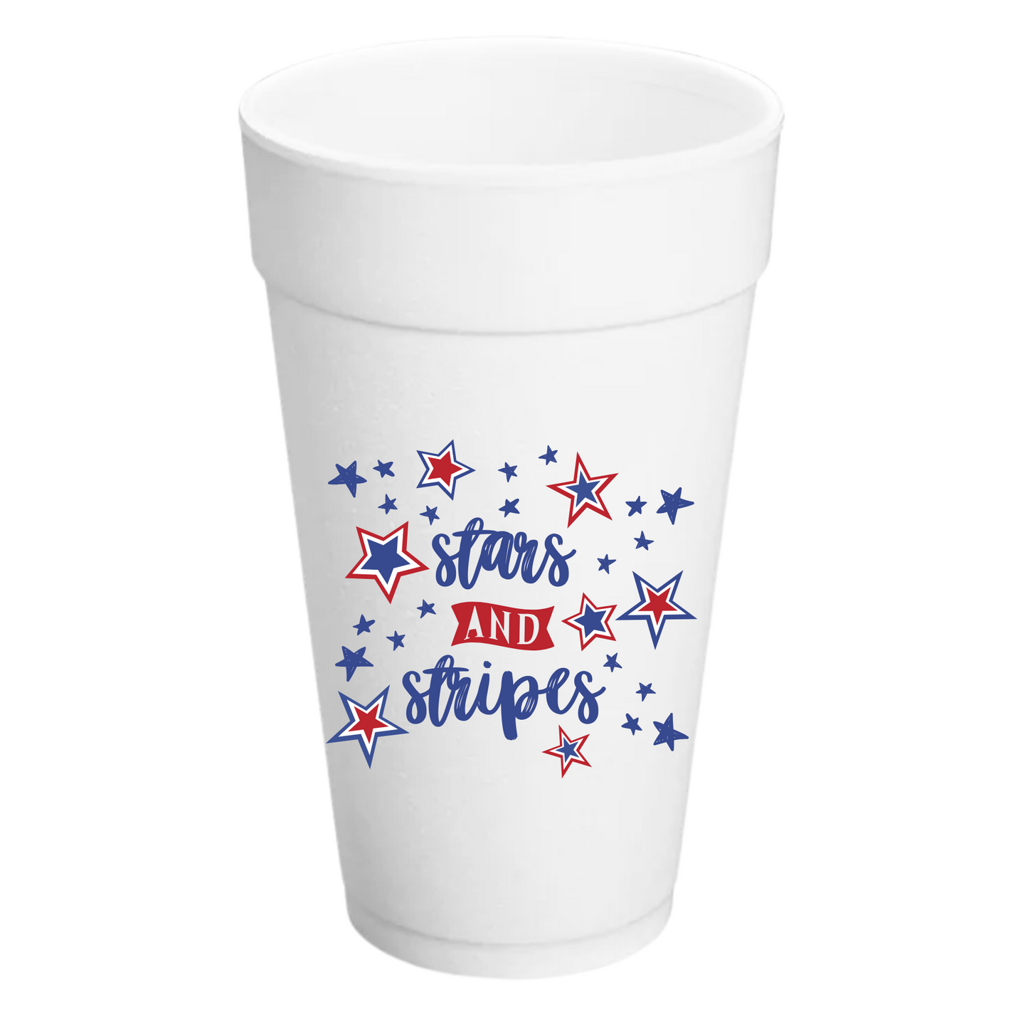 Stars and Stripes 20 oz. Styrofoam Cups