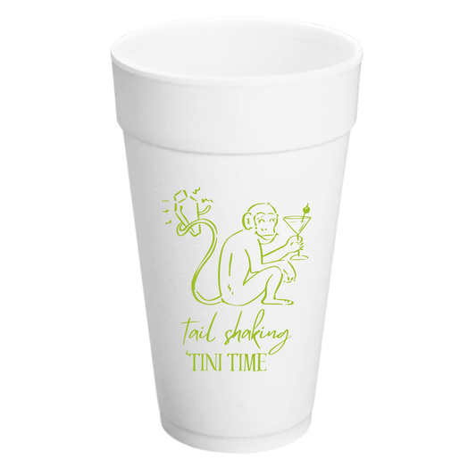 Tini Time 20 oz. Styrofoam Cups